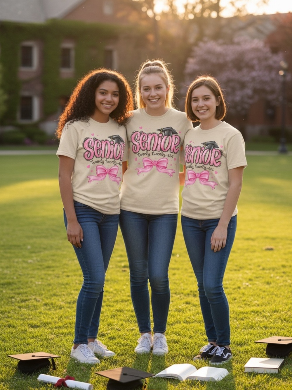 Graduation T-shirt Class 2026 New made to order S M L XL graphic tee sand